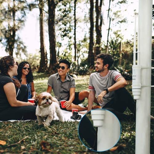 MECO Wifi Répéteur Extérieur et Intérieur, Wireless Outdoor Point d\'accès, Portée Atteint à 1 km, 802,11b/g/n AC600, Bi-bande 2,4GHz et 5GHz