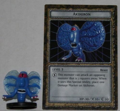 Dungeon Dice B4-06 Akihiron Yugioh Level 3 DungeonDice Series 4 Iron Guardians English Single Figure and Card