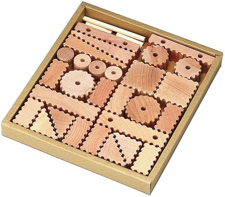 Amazon 森のぎざぎざつみき W 22 積み木 おもちゃ