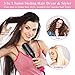 SubClap Hair Dryer Brush Hot Air Spin Comb, 3 in 1 Dry/Straighten/Curl Electric Blow Dryer Hair Negative Ionic Straightening and Curly 3 Modes Hair Comb Styling Brush Styler for Womenthumb 1