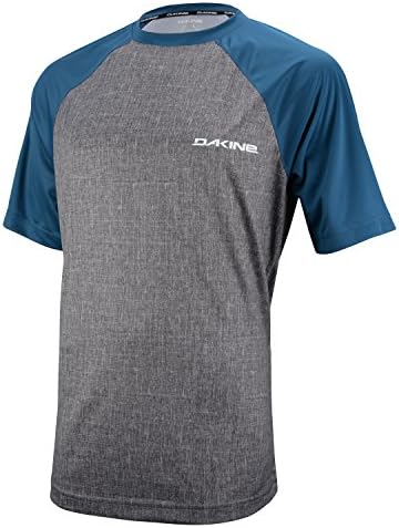Dakine Dropout Short Sleeve Jersey LARGE GREY/BLUE