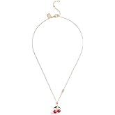COACH Women's Signature Cherry Pendant Necklace