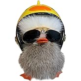 FAYZSOWSR Duck Keychain with Glasses, Sunglasses Little Yellow Duck Keychain Decorative Keychains for Men and Women