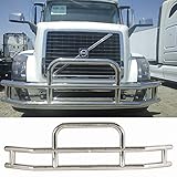 Haitzu Deer Guard Grill Guard for Volvo VNL 2004-2017 Made of Heavy Duty Steel Grille Bumper 2005 2006 2007 2008 2009 2010 2011 2012 2013 2014 2015 2016