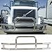 Haitzu Deer Guard Grill Guard for Volvo VNL 2004-2017 Made of Heavy Duty Steel Grille Bumper 2005 2006 2007 2008 2009 2010 2011 2012 2013 2014 2015 2016