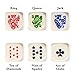 Brybelly Bulk Block of 100 Poker Dice, Great for Travel