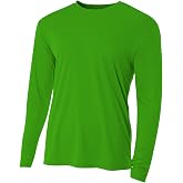 A4 Cooling Performance Long Sleeve Crew Kelly 2XL