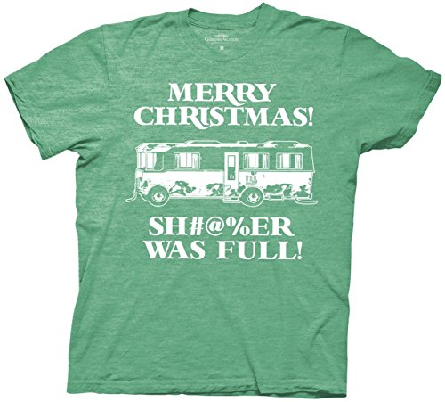 Christmas Vacation Shi#$er Was Full T-Shirt (Large, Heather Green)