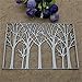 Nice Tree Cutting Dies Background Metal Cutting Dies Stencils for Card Making Decorative Embossing Suit Paper Cards Stamp DIY Secologo