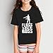 Floss Like A Boss - Flossin Dance Funny Emote Youth T Shirt - Large - Black