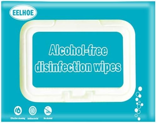 Disinfecting Wipes, Antibacterial Wet Wipes - Hand Sanitizer Wipes - Hand Moist Wipes - Fresh Scent Clean Hand Health Care - 60 wipes/pack