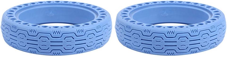 FOLOU Electric Scooter Replacement Wheels Solid Never Flat Tires for Xiaomi M365 or Similar E-Scooter Models (Set of 2 Tires)