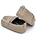 Voberry Baby Toddlers Boys' Canvas Slip-On Loafers Flat Sneaker (8~12Month, Khaki)