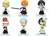 Japanese Manga Bleach Action Figures Set of 6 Pieces Set A by kcslam