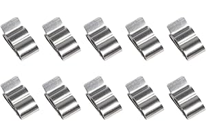 100-Pack Stainless Steel Solar Panel Cable Clips for 6–6.5mm Wires, Compatible with PV Modules, Kayaks, Fishing Boats, Traile