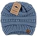 Tough Headwear Womens Winter Hat - Warm Chunky Cable Knit Beanies - Winter Beanie Hats for Women Cold Weather - Beanies Women Light Blue