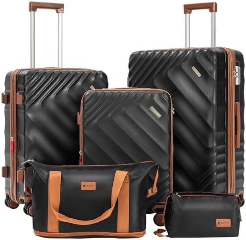 Amazon.com | TILYMOL Luggage Sets 3 Piece with Spinner Wheel