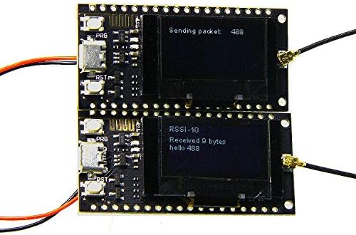LILYGO TTGO 2pcs/Set LORA SX1278 ESP32 0.96 OLED 4Mt Bytes (32Mt bit) 433Mhz Module