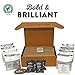Tayst Coffee Pods | 100 ct. Bold & Brilliant | 100% Compostable Keurig K-Cup compatible | Gourmet Coffee in Earth Friendly packaging