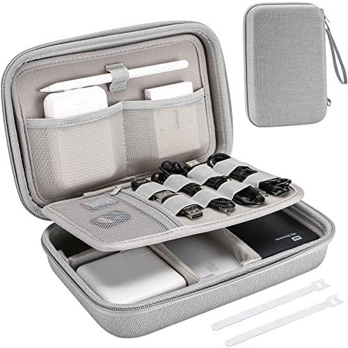 ProCase Hard Travel Electronic Organizer Case for MacBook Power Adapter