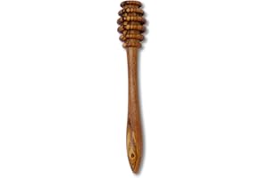 Honey Dipper Stick - Handcrafted Wooden - 1 Pc Honey Stirrer Wands - Chocolate/Glucose/Maple Syrup Equipment - 100% Natural O