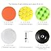 WINOMO 19Pcs Polishing Pads Sponge Buff Pads Set Kit with M10 Drill Adapter for Car Polisher