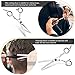 Hair Cutting Scissors Set, YBLNTEK 9 Pcs Professional Hairdressing Scissors Barber Thinning Scissors Hair Cutting Shears Kit for Barber Salon and Home (Black)