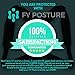 FY Posture Corrector Brace for Women & Men - Provides Upper Back & Shoulder Clavicle Support for Back Straightener Pain Relief - Improves your Comfort - Front Adjustable Straps