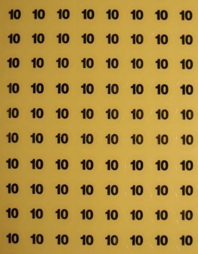 Size"10" Round Stickers, Garments, Hanger- 1.3cm Diameter, 10 Sheets - 126 Stickers/Sheet - Clear
