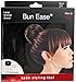 Mia Bun Ease-Bun Styling Tool Rolls Into The Hair Sock Method Easiest Medium Size for Women, Teens, Girls, Dancers, Ballet, Dress Up, Updos - Brown Color