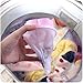 JClover Reusable Washing Machine Floating Lint Mesh Bag Portable Washer Lint Catcher, Hair Filter Net Pouch, Washer Hair Catcher, Washing Machine Lint Trap for Household Tool, 6 Pieces
