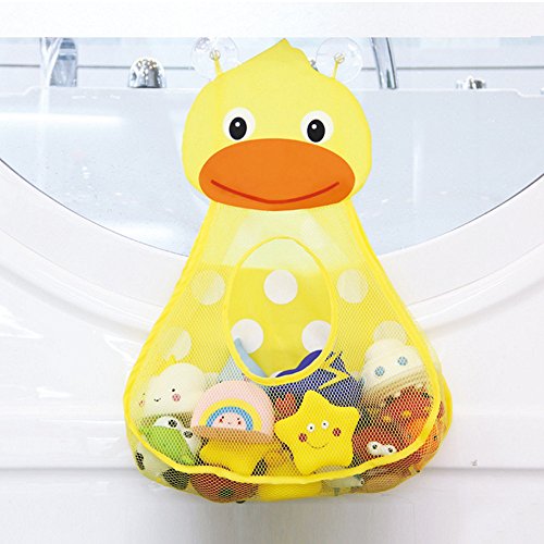 Starpromise Baby Bathtub Toys Fashion Grid Duck Summer Little Yellow Pack Children Bathroom Bath Water Storage Rack Bathroom