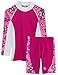 Tuga Girls Shoreline L/S & Jammer (UPF 50+), Blossom Pink, 8/10 yrs