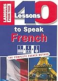 40 lessons to speak french (Coffret 1 livre + 4 K7 + 2CD) (Méthodes K7) (French Edition) by