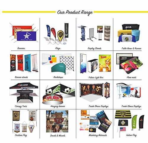 Retractable Roll Up Adjustable Banner Stand Vertical Sign Holder