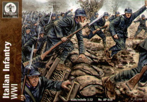 AP019 Italian Infantry WWI 1/72 Scale Model Kit