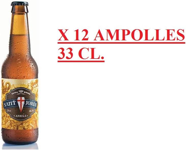 CAJA 12 BOT CERVEZA ARRELS 33 CL (CERVECERIA SANT JORDI): Amazon.es: Alimentación y bebidas