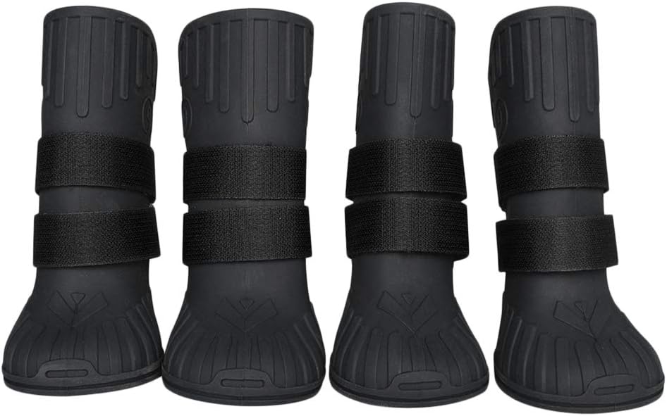 Pet Dog Paw Protection 4pcs Waterproof Pet Dog Boots for Medium to