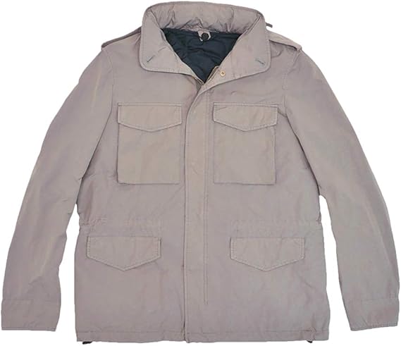 Amazon Aspesi アスペジ フィールドジャケット メンズ ナイロン地キルティングライナージャケット グレー Minifield Vento M 65 正規取扱店 Lサイズ コート ジャケット 通販