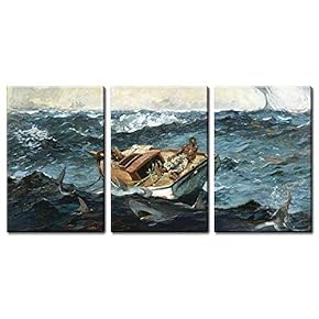 3 Panel World Famous Painting Reproduction The Gulf...
