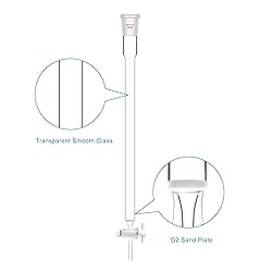 stonylab Borosilicate Glass Chromatography Column