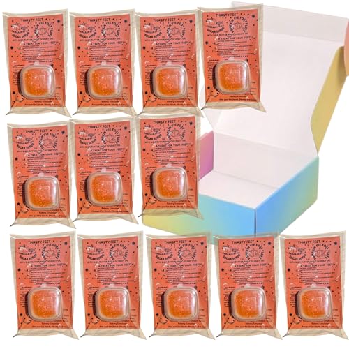 Pumpkin Pie 12 Count, Natural Foot Scrub for Dry Skin, Moisurizing Body Scrub, Hypoallergenic Exfoliant, Nourishing with Vitamins A, E, & F, For Men, Women, Girls, Boys, Birthday, Spa, Bath