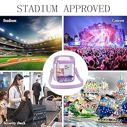 USPECLARE Clear Purse Stadium Transparent Messenger