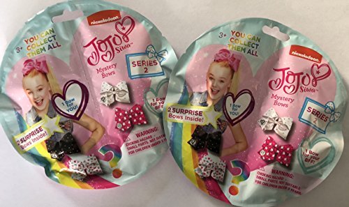 New! SERIES 2! JoJo Siwa Mystery Bows 2 Surprise Bows Inside! Collect all 24! (SET OF 2 BAGS) Four Total Bows!