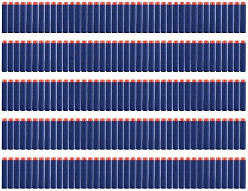 400pcs 7.2cm Foam Darts Soft Darts Refill Bullet for Nerf N-strike Elite Series Blasters Kid Toy (Blue)