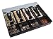 APG Standard- Duty 13” Electronic Point of Sale Cash Drawer | Vasario Series VB320-BL1313-B27 | Printer Compatible | Plastic Till with 4 Bill/ 4 Coin Compartments | Black