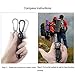 Techion Paracord Keychain with Carabiner, Quick Release Clip, and Key Ring, Compass, for Fishing/Hunting & Outdoor Survival