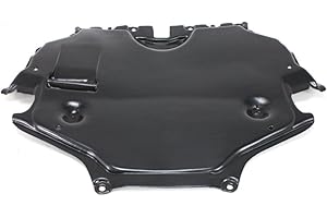 Evan Fischer Center Engine Splash Shield Compatible with 2008-2014 Mercedes Benz C300, C350, 2010-2012 Mercedes Benz C250, 2010-2011 Mercedes Benz E350, E550, Under Cover, AWD