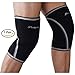 Uarter Knee Brace Seamless Knee Support Sleeve Sports Compression Brace for Running, Weightlifting, Cross Fit, 1 Piece, L