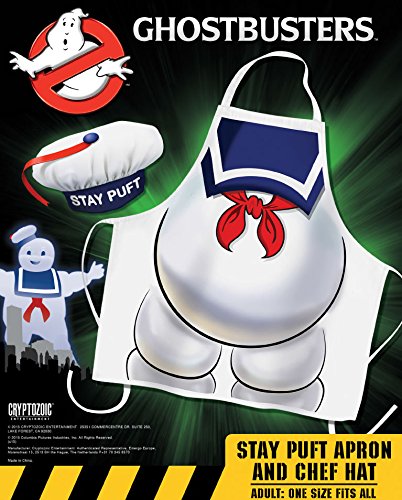 Cryptozoic Entertainment Ghostbusters Stay Puft Apron & Hat Costume